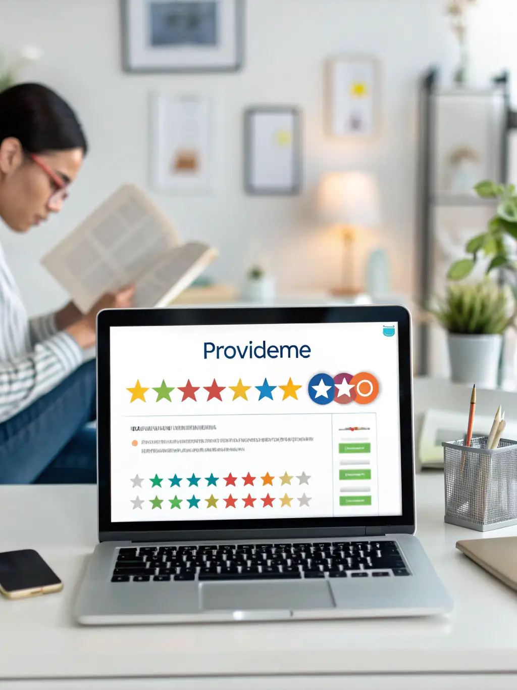 An image of customer reviews displayed prominently on a website, with star ratings and positive testimonials, illustrating the impact of YellowRock's review strategy.