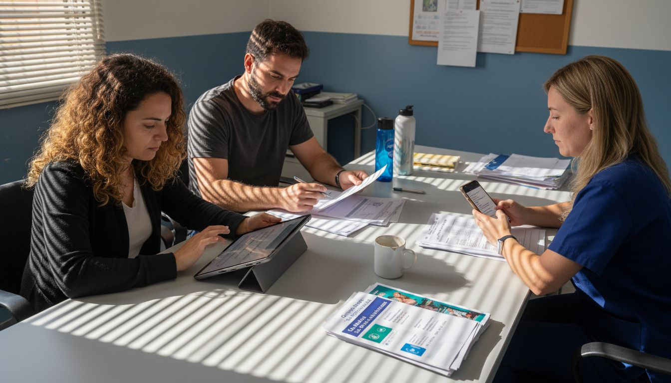 El equipo de la clínica se reúne para analizar y definir nuevas estrategias de marketing.