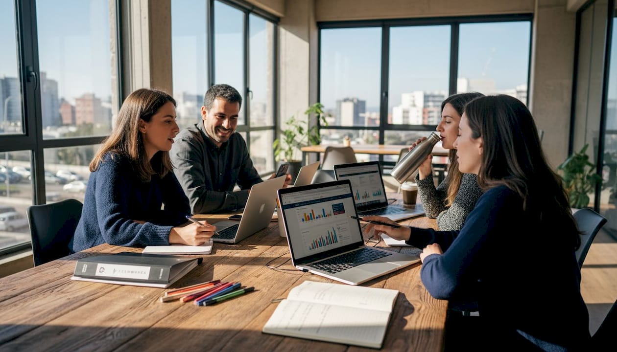 El trabajo en equipo es clave en una agencia de marketing digital, donde la colaboración entre creativos, estrategas y analistas impulsa el éxito de cada proyecto.