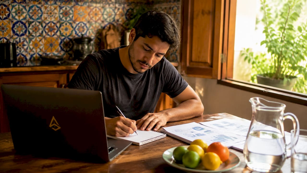 Autónomo potenciando el posicionamiento local de su negocio desde casa