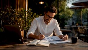 Especialista analizando estrategias de marketing orientadas a la venta