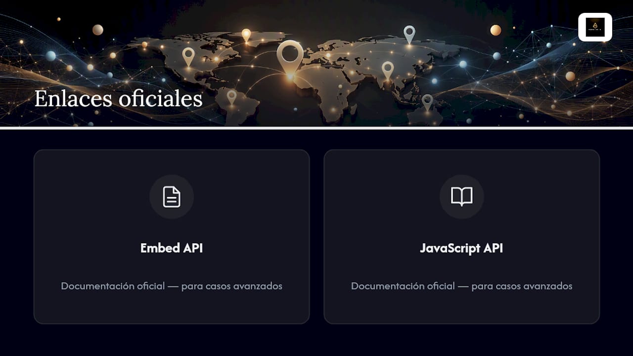Enlaces oficiales y lecturas recomendadas — overview diagram