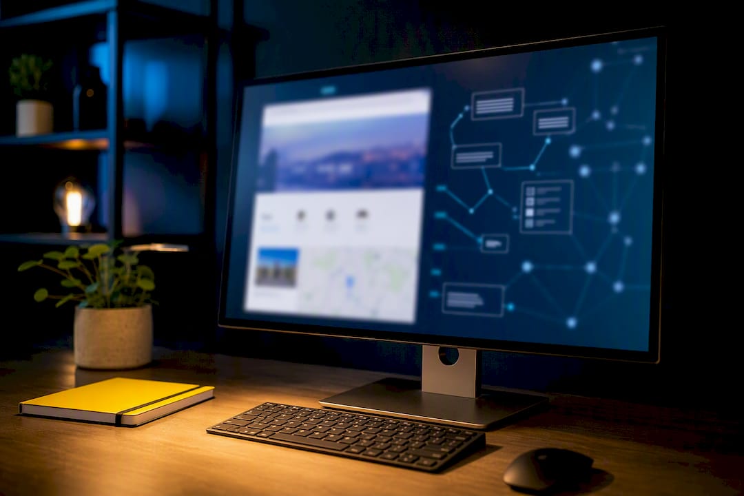 Interfaz web con datos NAP organizados