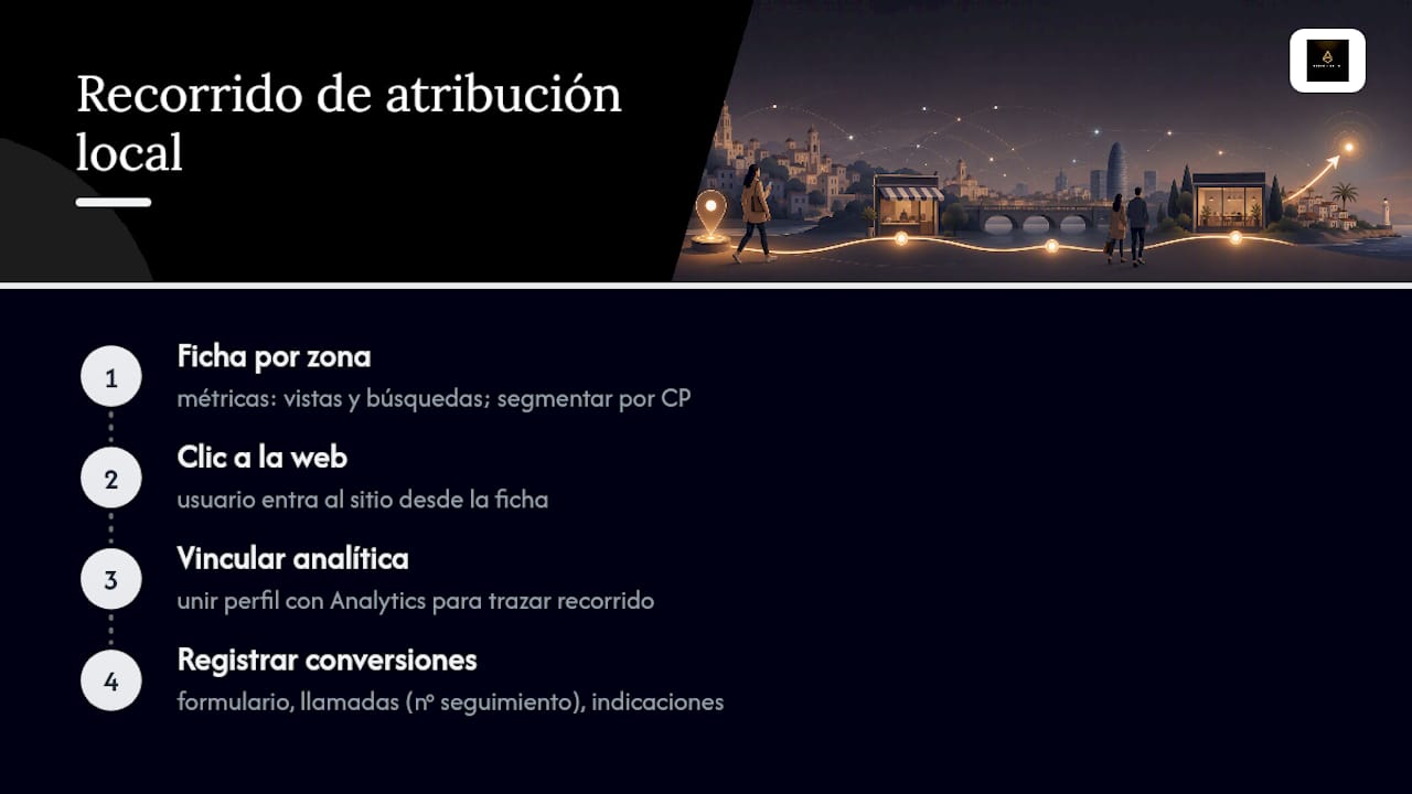 Análisis de atribución local por zonas