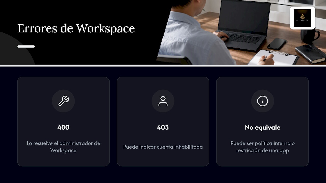 Rutas para distinguir bloqueos de Google