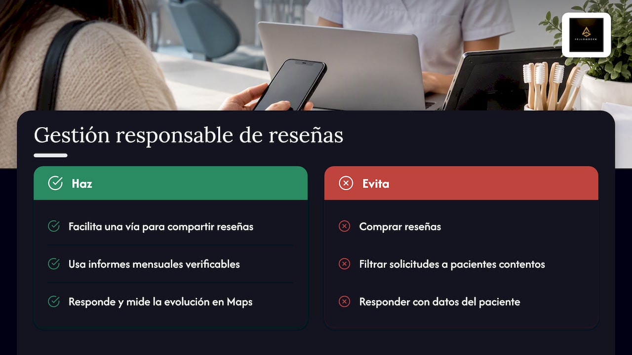 Nuestro punto de vista: la reputación se construye en la consulta — overview diagram