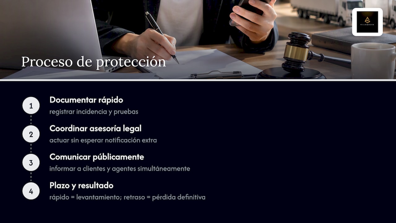 Proceso paralelo para proteger la autorización suspendida