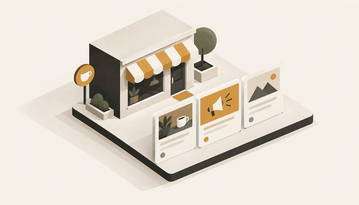 Imágenes para publicaciones en un perfil local